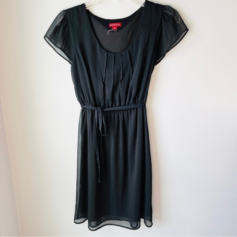 Merona Short Sleeve Y2K Merona Little Black Dress